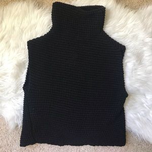 Zara Cable Knit Sleeveless Sweater NWT